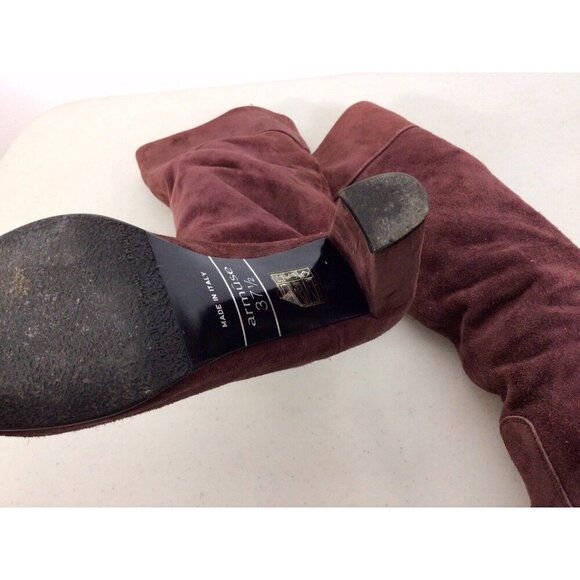 Armuse Tall Suede Boots Made in Italy Womens 7 - Picture 8 of 8